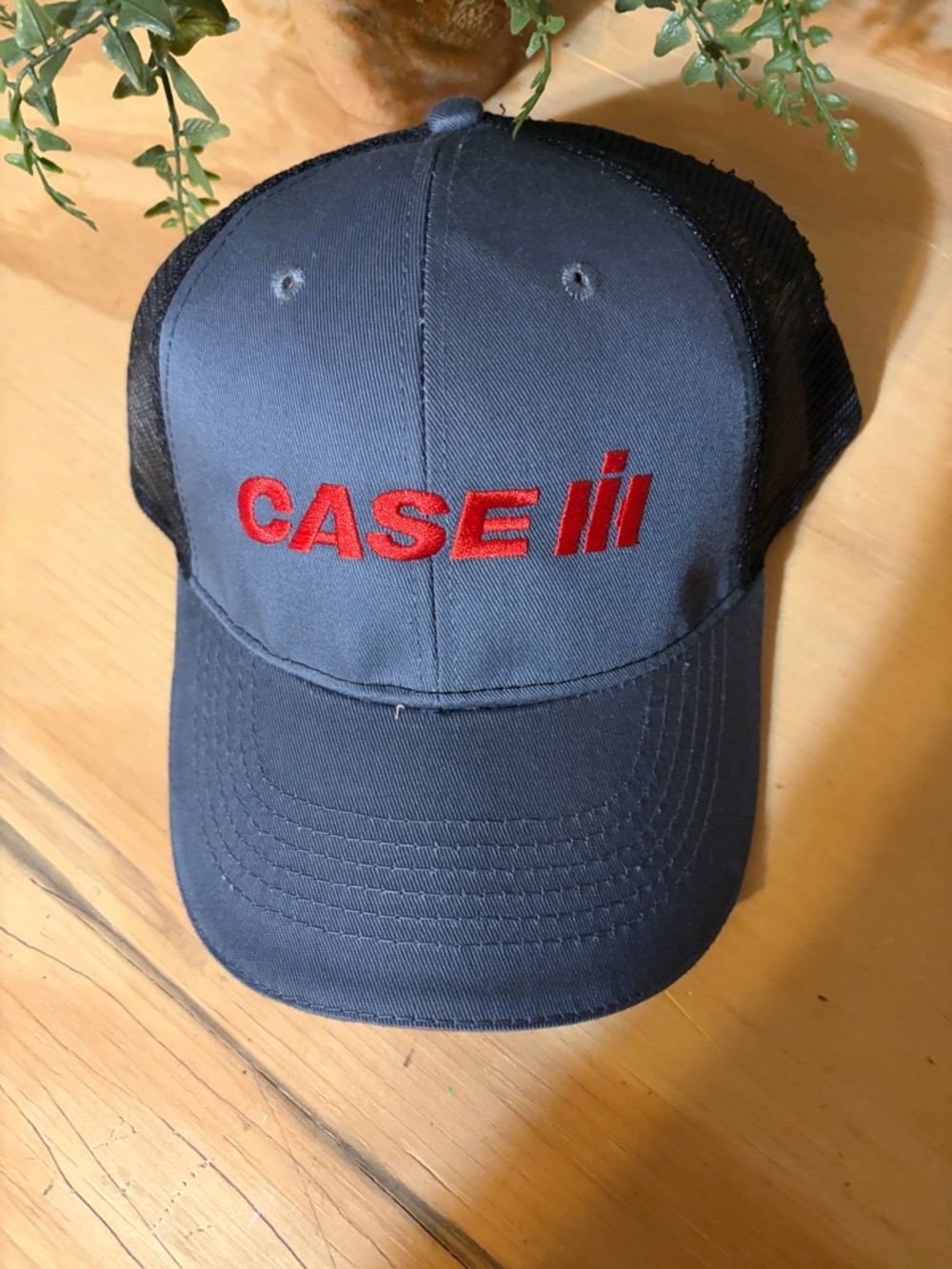 Case IH Navy and Red Mesh Back Cap - Men's Hat